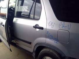 2006 HONDA CR-V, SILVER, LX MODEL, AT, FWD.  A25182